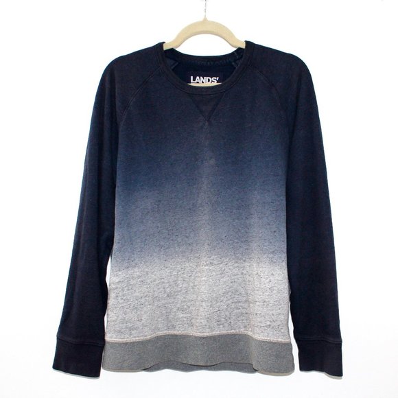 lands end crew neck sweatshirt